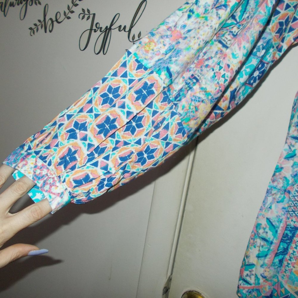 Feathers By Tolani Patterned Top Multi Color - image 4